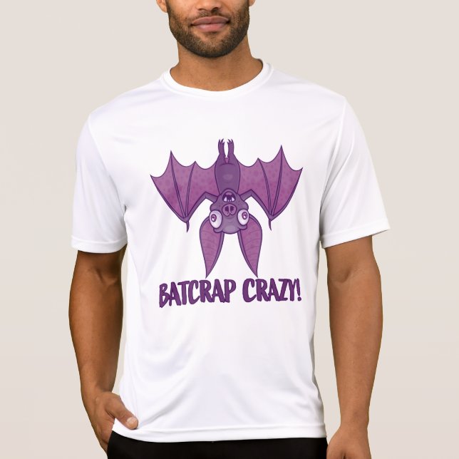Camiseta Batshit Crazy Wacky Personalizado Bat (Anverso)