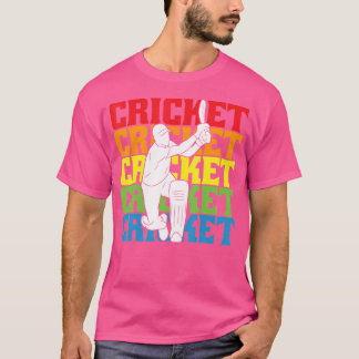 Camiseta Batsman de críquet juega críquet jugador de críque