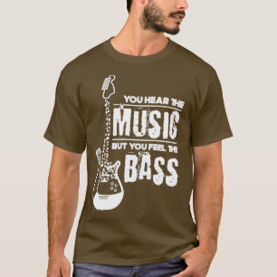 Camiseta Battend Gift Music Quote Bass
