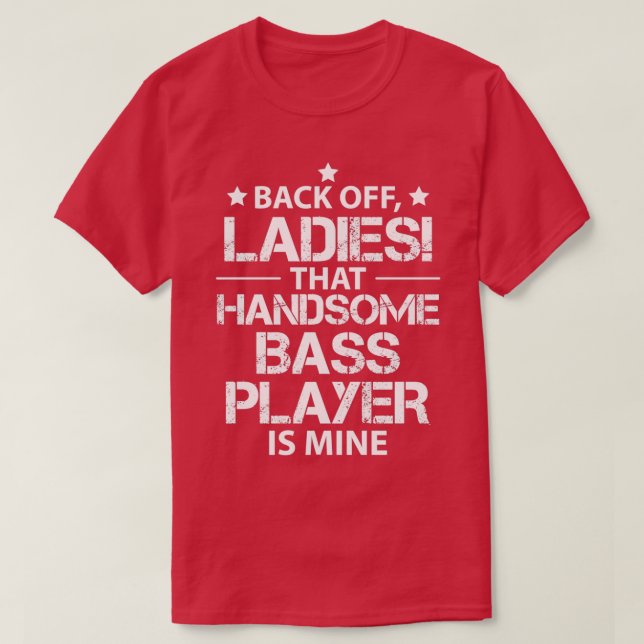 Camiseta Battend Girlfriend Gifts Bass Player Wife Chica (Diseño del anverso)