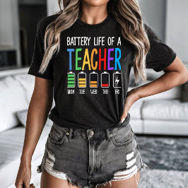 Camiseta Battery Life of a Teacher Women's T-shirt