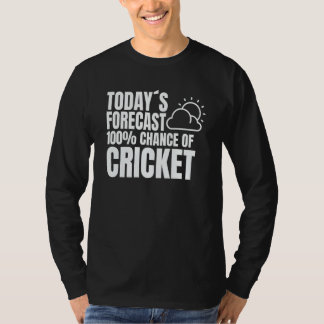 Camiseta Batting Game Weather Preview Bowler Batsman Cricke