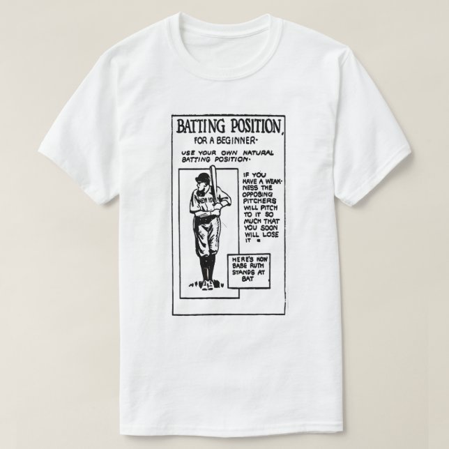 Camiseta Batting Position T-Shirt (Diseño del anverso)