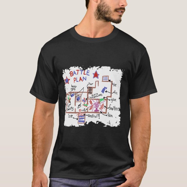Camiseta Battle Plan Home Hand Dawn Alone (Anverso)