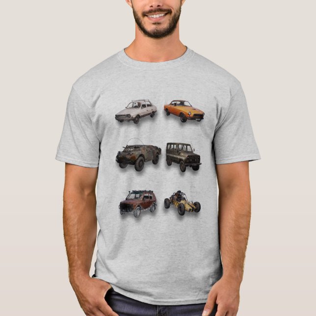 Camiseta Battle Rides Galore - PUBG TShirt (hombres) (Anverso)