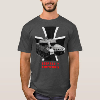 Camiseta Battle Tank Leopard 2 Bundeswehr Kampfpanzer