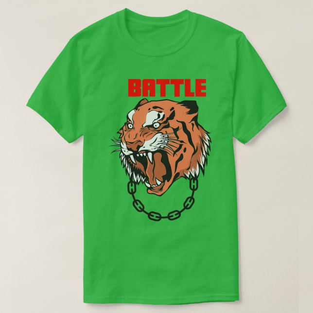 Camiseta Battle Tiger Classic TShirt (Diseño del anverso)