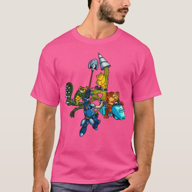 Camiseta Battletoads Shovel Knight (Anverso)