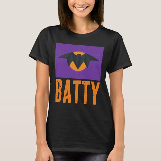 CAMISETA BATTY HALLOWEEN BAT T-SHIRTS (Anverso)