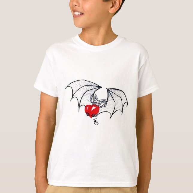 Camiseta Batty Heart (Anverso)