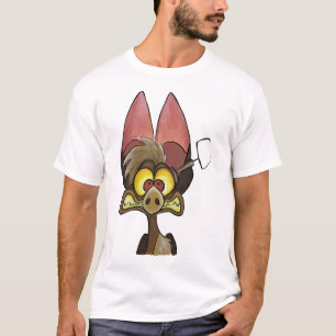 Camiseta Batty Koda de FernGully acuarela y acrílico