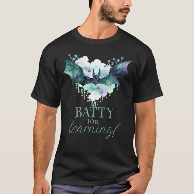 Camiseta Batty para aprender Halloween (Anverso)