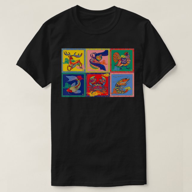 Camiseta Bau Cua Tom Ca Juego Vietnamita  (Diseño del anverso)