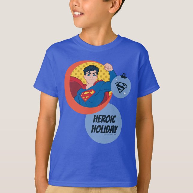 Camiseta Bauble de superman de liga de justicia (Anverso)
