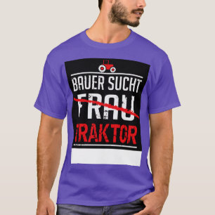 Camiseta Bauer sucht traktor negro