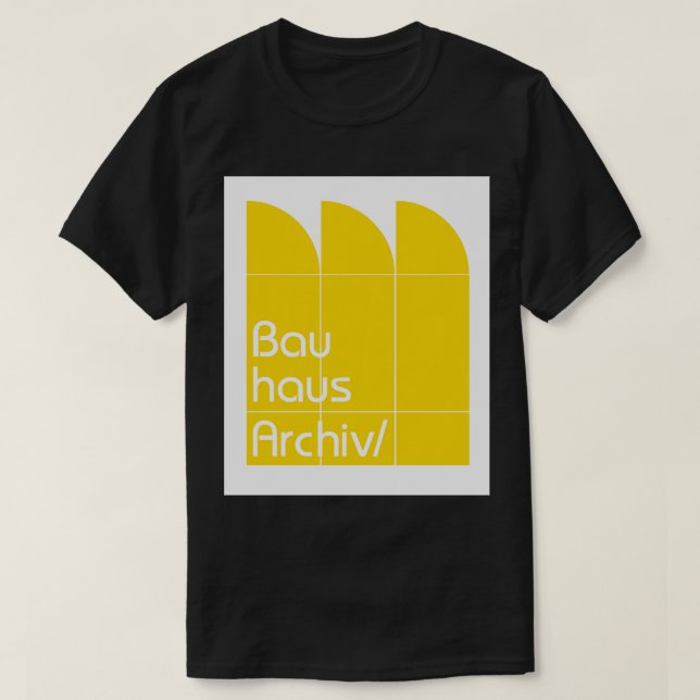Camiseta Bauhaus 6 (Diseño del anverso)