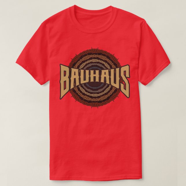 Camiseta Bauhaus Barbed Wire (Diseño del anverso)