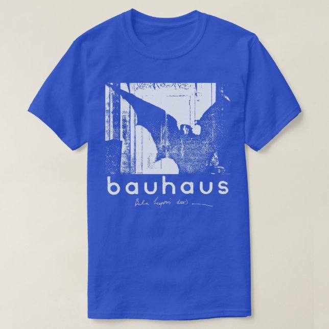 Camiseta Bauhaus Bela Lugosi 1 (Diseño del anverso)