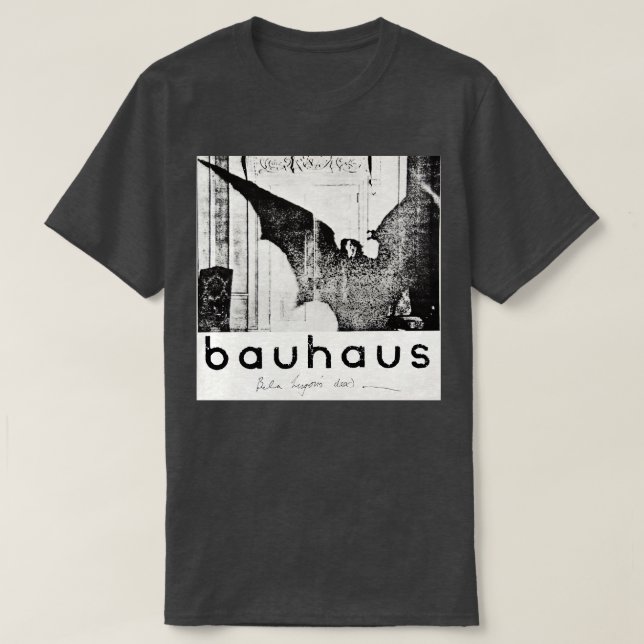 Camiseta Bauhaus Bela Lugosis muerta 2 (Diseño del anverso)