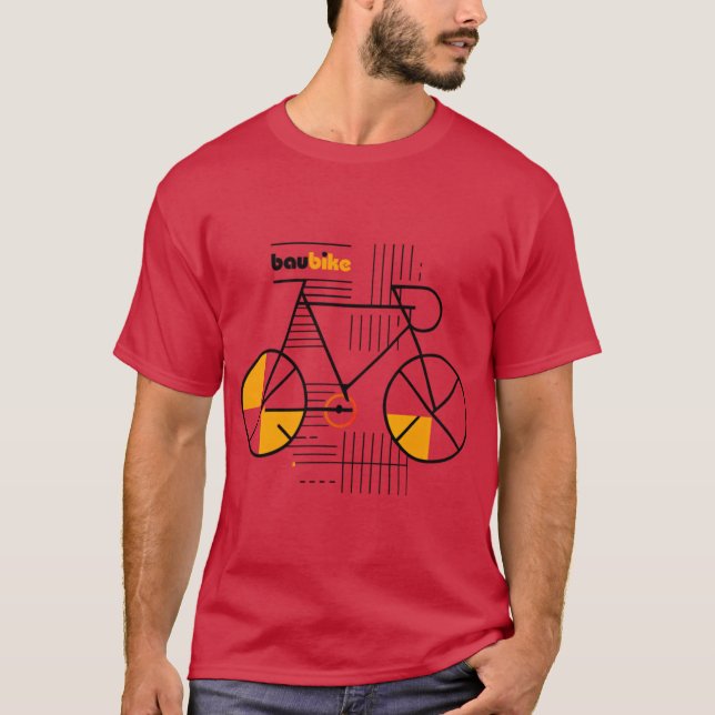 Camiseta Bauhaus Bike Design for a Lover of Contemporary Ar (Anverso)
