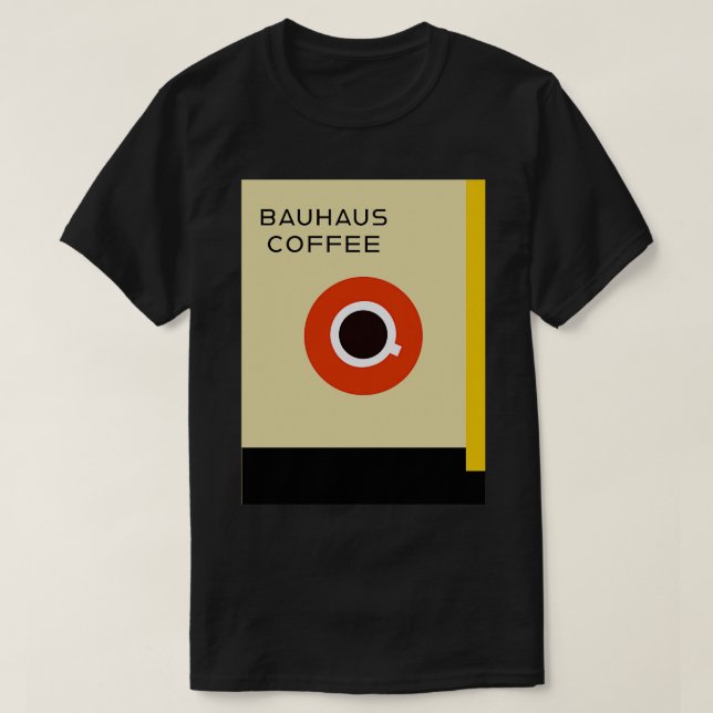 Camiseta Bauhaus Coffee Poster (Diseño del anverso)