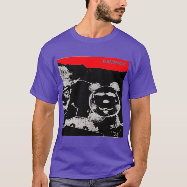 Camiseta bauhaus cover album 3 (Anverso)