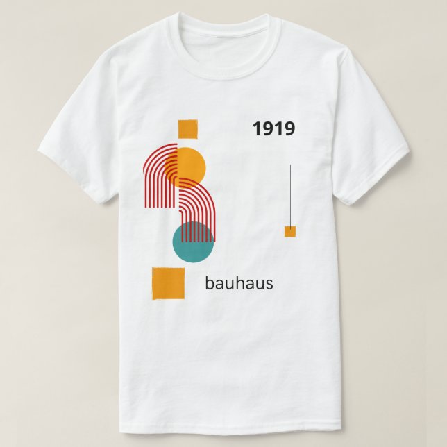 CAMISETA BAUHAUS DE BELLEZA (Diseño del anverso)