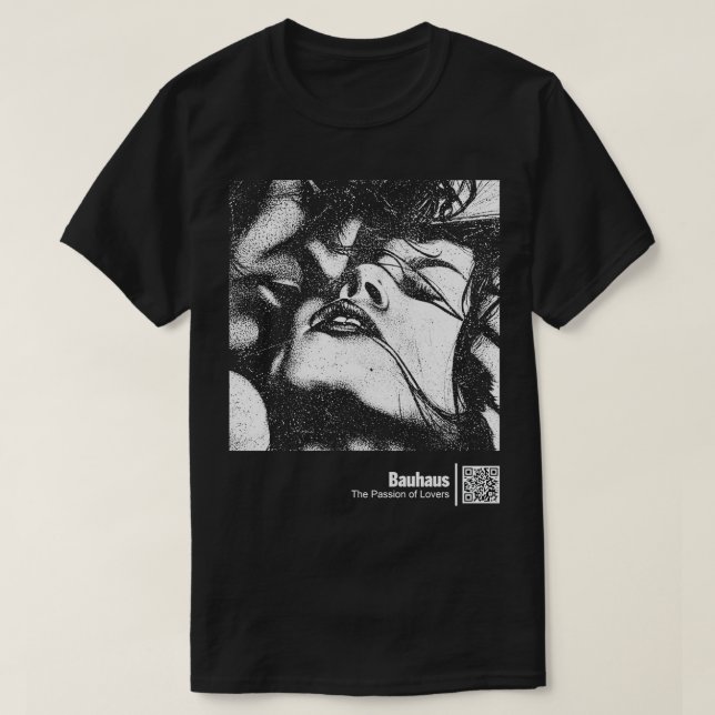 Camiseta Bauhaus El código de barras de la pasión de los am (Diseño del anverso)