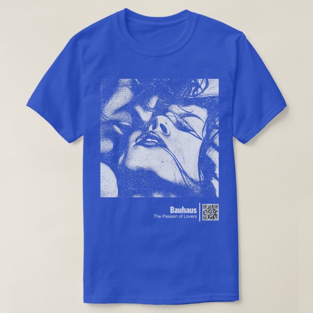 Camiseta Bauhaus El código de barras de la pasión de los am (Diseño del anverso)
