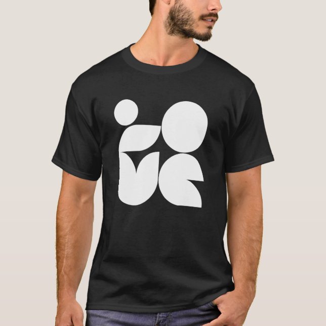 Camiseta Bauhaus German school love design (Anverso)