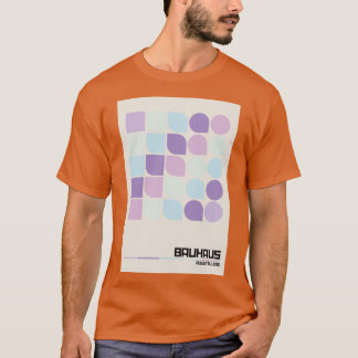 Camiseta Bauhaus homage Galería moderna Resumen colorido Sh