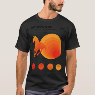 Camiseta Bauhaus Horse Core Naranja