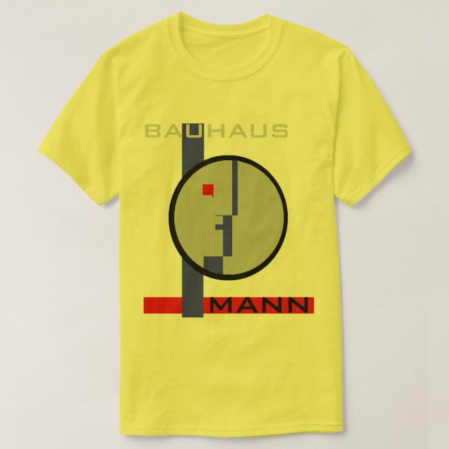 CAMISETA BAUHAUS MANN (Diseño del anverso)