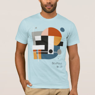 Camiseta Bauhaus Nº 13, Arte minimalista colorido
