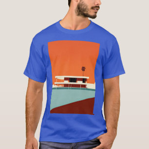 Camiseta Bauhaus Naranja Rojo Premium