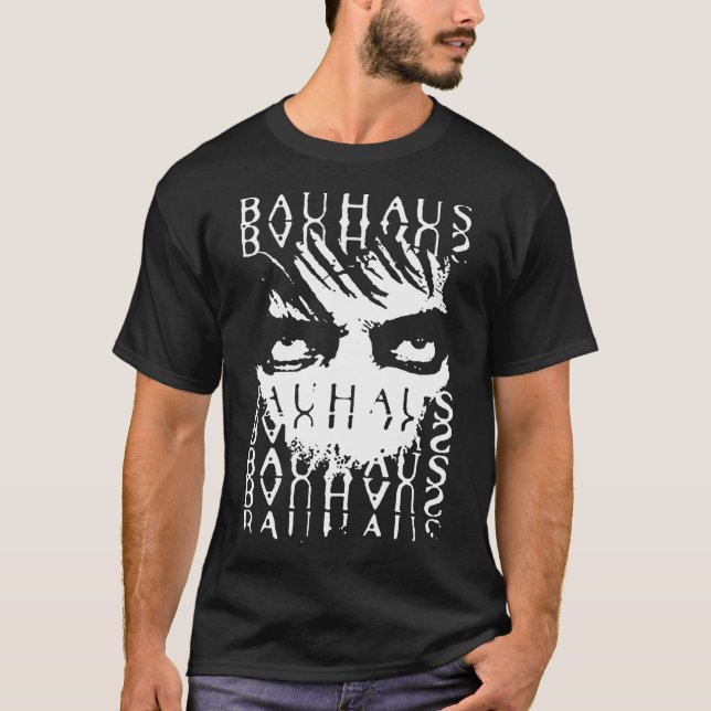 Camiseta Bauhaus - Ojos - Bela Lugosis muerta sobre T-Shi e (Anverso)