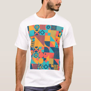 Camiseta Bauhaus Retro: música geométrica de los años 70