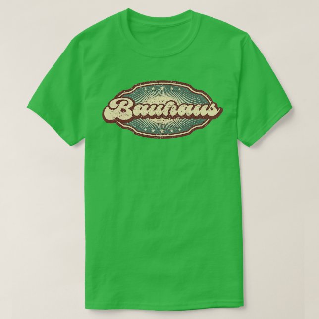 Camiseta Bauhaus Vintage Badge (Diseño del anverso)