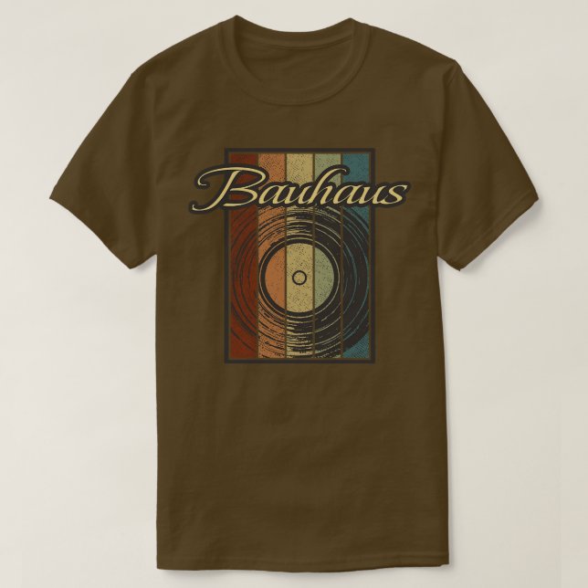 Camiseta Bauhaus Vynil Silhouette (Diseño del anverso)