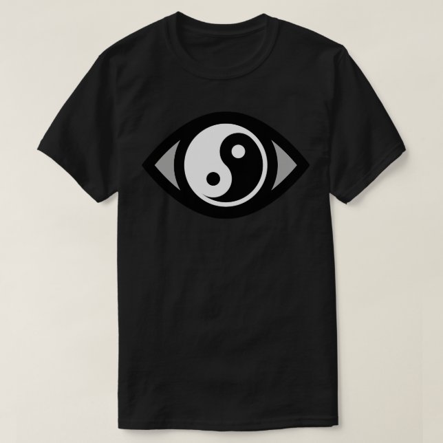 CAMISETA BAUHAUS YIN YANG EYE (Diseño del anverso)