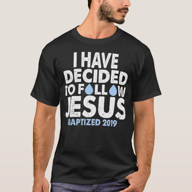 Camiseta Bautismo 2019 He decidido seguir a Jesús (Anverso)