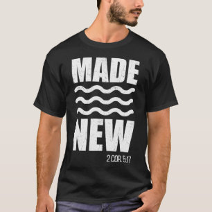 Camiseta Bautismo cristiano adulto verso de la biblia crist