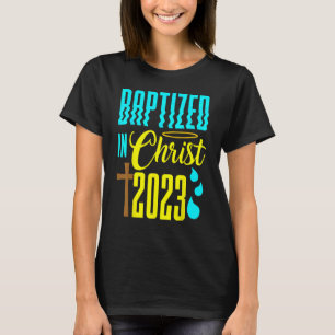 Camiseta Bautismo De Agua Fe De La Iglesia Cristiana Bautiz