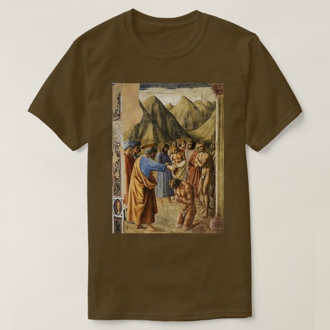 Camiseta Bautismo masaccio de los neófitos (Diseño del anverso)