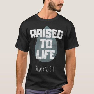 Camiseta bautista verso de la biblia cristiana adu