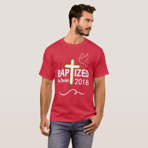 Camiseta Bautizado En Cristo 2018 Gráfico religioso