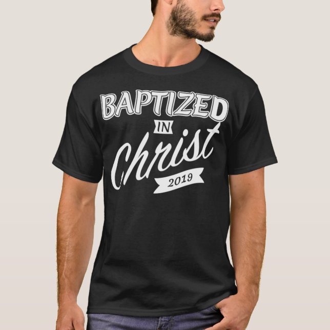 Camiseta Bautizado En Cristo 2019 Bautismo Cristiano (Anverso)