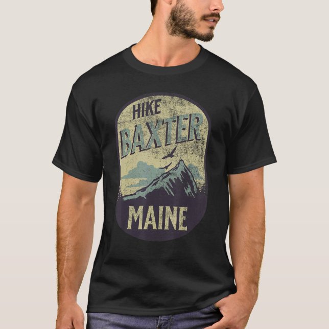 Camiseta Baxter Maine Nature Hike Mountain al aire libre Vi (Anverso)