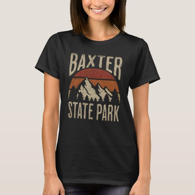 Camiseta Baxter State Park Maine Nature Hiking Outdoors (Anverso)