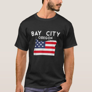 Camiseta Bay City Oregon Estados Unidos América Viajar Oreg